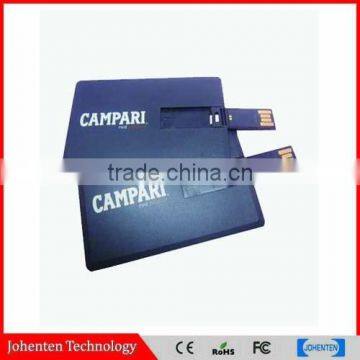 Hot Sell Credit Card Popular Usb Business Card Shape Usb Memory Stick 4gb With Logo Printing photo-2