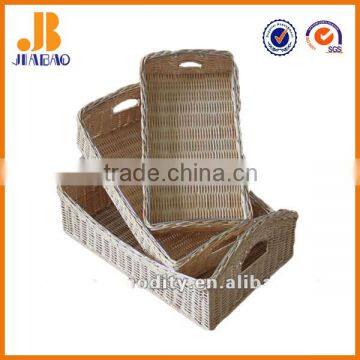 Woven Plastic Rattan Basket Australia Wholesale
