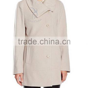 Women Fashion Design Long Sleeve Cashmere Coat