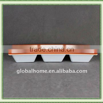 Three divided Melamine Plate