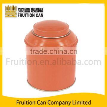 Small Tea Coffee Tin Can Metal Box with Dome Lid