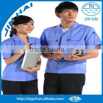Short Sleeve Summer Office Work Wear Factory Work Wear Uniform photo-3