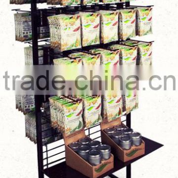 retail store seed display rack