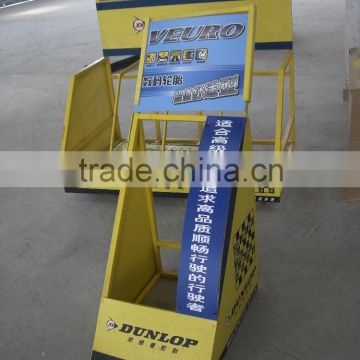 New Arrival Metal tire display stand rack /Tire display stand rack for tire