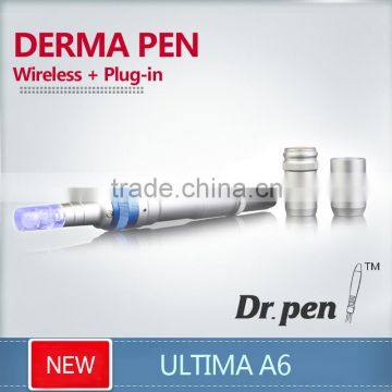 2016 New Dr.pen ULTIMA A6 Wireless Derma Pen Microneedle Mesotherapy MesoPen