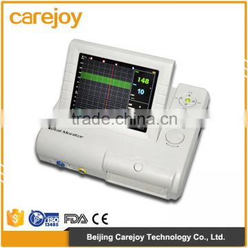 Single twins 8.4 inch TOCO/ultrasonic transducer fetal mark Fetal heart rate monitoring portable fetal monitor for pregnant