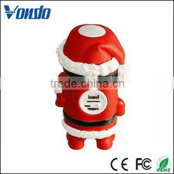 Festival Promotional Gift Wireless Portable Bluetooth Speaker Christmas Santa Claus Speaker photo-3