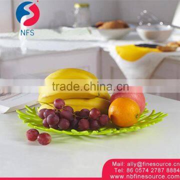 Creative Colorful Hollow Dry Fruit Plate Decorative Plastic Wholesale Decorative Plates