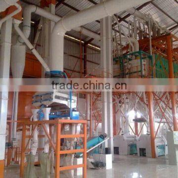 corn/Maize flour milling machine 150t/24h in Nairobi Kenya