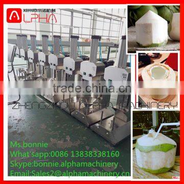 CE Approved Stainless Steel Electric Green Coconut Peeling Machine for Sale/ Young Coconut Peeler Machine photo-6