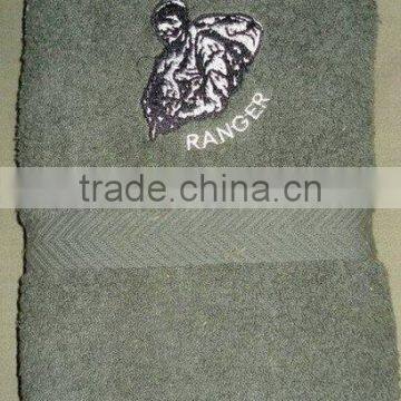 100% cotton military bath towel