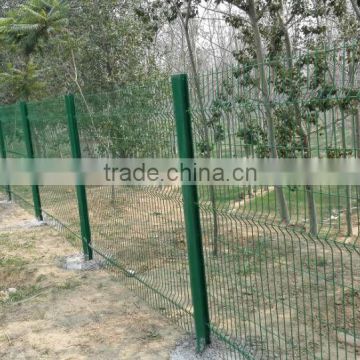 powder coated cuvy fence panel/ welded wire mesh panel fencing direct factory