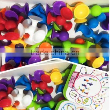 Intelligence building blocks toy silicone toys