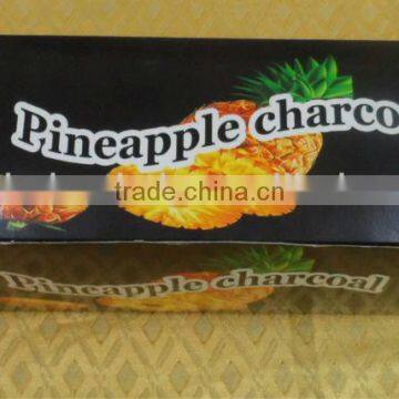 Pineapple charcoal for shisha
