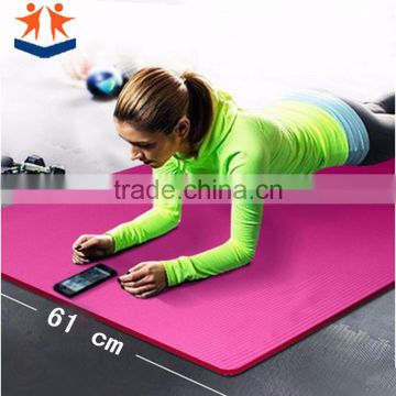 Manufacturer widening and thickening black custom yoga mat