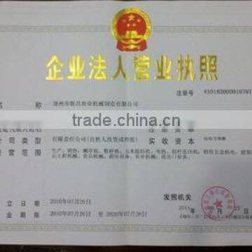 Business License for Enterprises