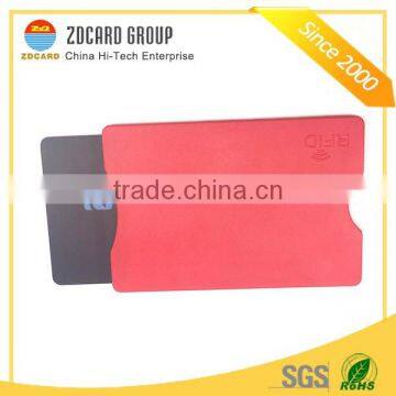 Custom Offset printing ABS RFID Block Card Holder