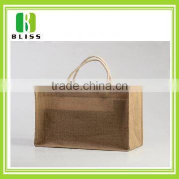 Hot Sales For Promotion Customized Logo low cost jute bag