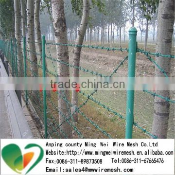 best factory of protecting fence used galvanized barbed steel wire