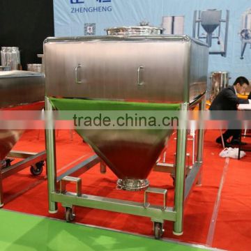 stainless steel turnover hopper