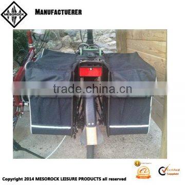 Travel Double Bicycle Pannier Bag Bike Rear Bag Bike Saddle Bag photo-3