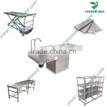 YSTSC-2E Mortuary Stainless Steel Corpse Cart Cadaver Trolley photo-2