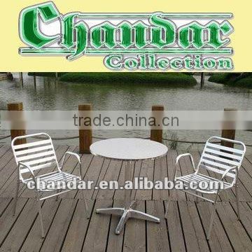 outdoor garden furniture aluminum table and chair furniture set