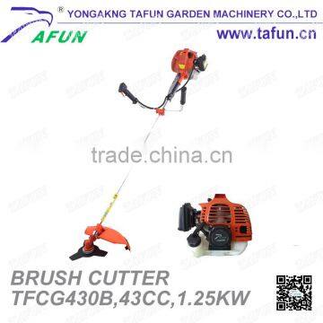 China and 43cc engine grass trimmer ,hot selling gasoline grass tirmmer price