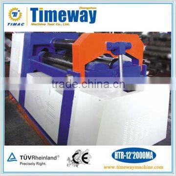 PLC Control Hydraulic Arc Down-Adjusting Three Roller Plate Bending Machine