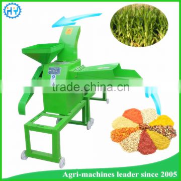 Gasoline engine dual functional hay cutter with crusher for grain home