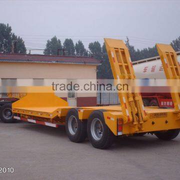 Factory Directly 3 Axle Low Bed Semi Trailer for Heavy Duty photo-2