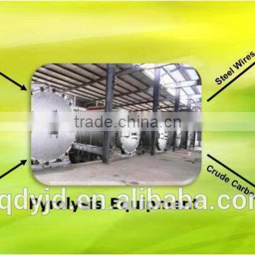 DAYI Environmental Waste Tyre Oil Pyrolysis Plant Tyre Pyrolysis to Oil Tyre Pyrolysis Equipment With CE photo-4