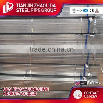 ASTM A795 Hot Drawned Building Material Galvanized Square From Tianjin Manufacture photo-6