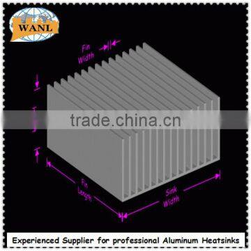 ISO9001-2000 factory direct price aluminum radiator