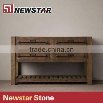 Newstar 36" Top End Bathroom Solid Wood Vanity Unit for Small Bathroom photo-3