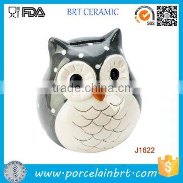 Children Favorite Owl Shape Ceramic Money Boxes