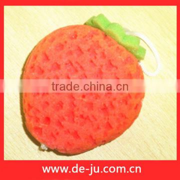 Red Strawberry Lovely Soft Cheap Cleaning Bulk Sponge