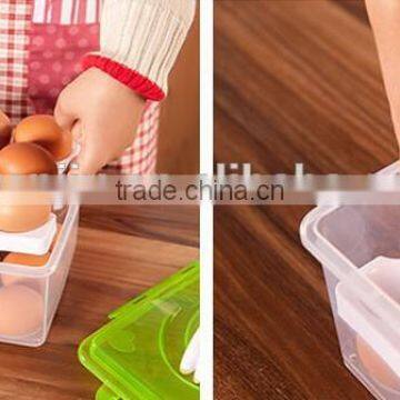 Small Order Portable Two Layers 24 Lattices Plastic Egg Storage Box photo-5