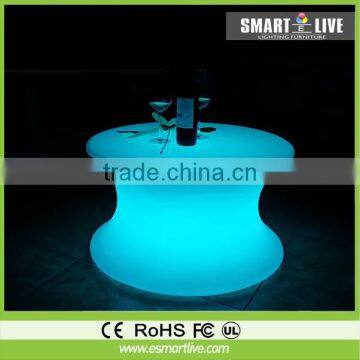 led plastic coffee tables/Modern tea table outdoor led coffee table for living room