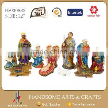 18 Inch Resin Craft Religious Items Home Decoration Christmas Nativity Set photo-4