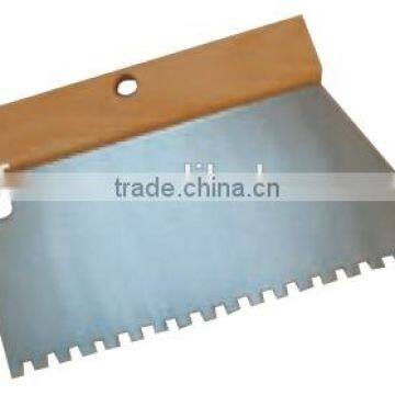 HAND SCRAPER NOTCH TROWEL FOR TILING