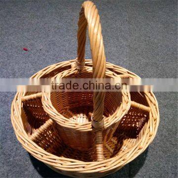 2016 New Design High Quality Wicker Wine Bottle Basket photo-5
