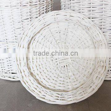 Wholesale Sets Woven Wicker Bright Color Laundry Basket photo-4
