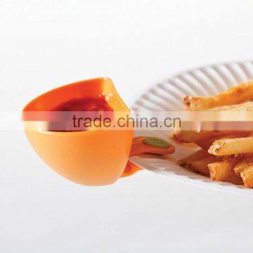 4 PCS Set Plastic Dip Clip Colorful Bowl Clip Mini Plate Sauce Clip photo-6