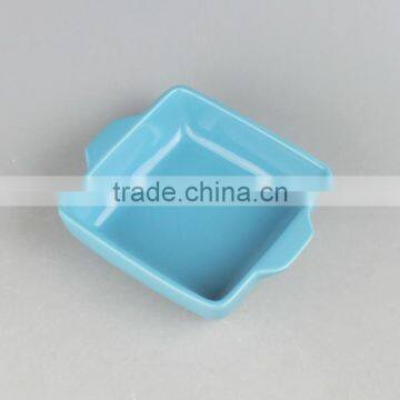 Ceramic Square Bakeware With Color Glaze photo-6