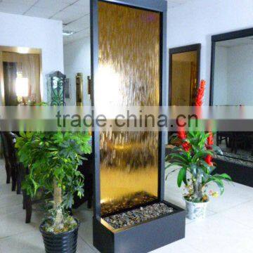 glass waterfall aluminum wall divider panels