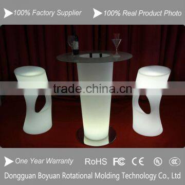 led lighting luminous ice bucket , Fashion outdoor led furniture LED Cocktail Table for LED Event Lighting