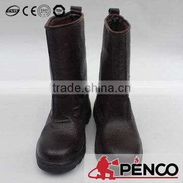 Cow leather safety shoes construction safety boots