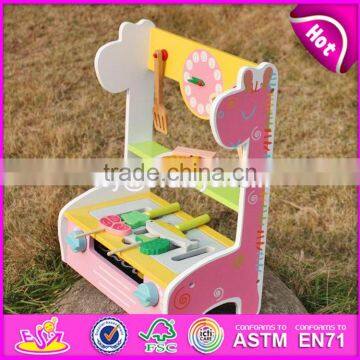 New Design Preschool Kids Play Kitchen Toys Wooden Toy Bbq Set W10C302 photo-3