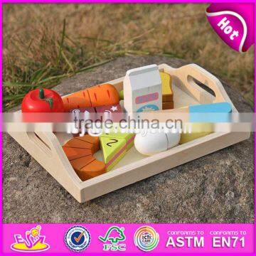 New Design Preschool Food Set Toys Wooden Kids Play Food W10B184 photo-2